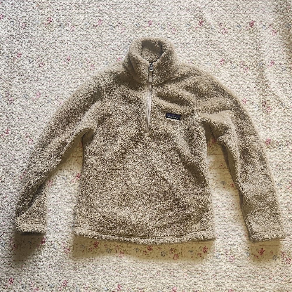 Patagonia Tan Fleece Los Gatos - Picture 2 of 6